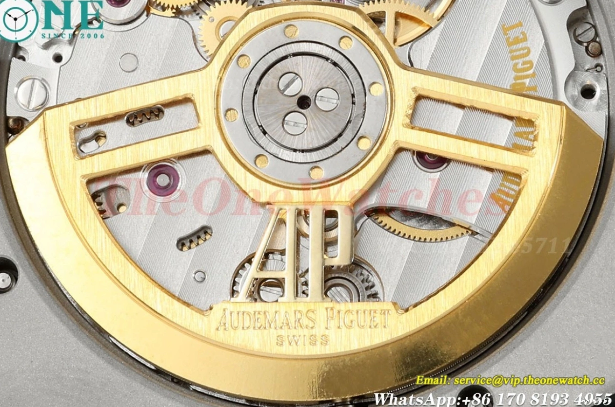 Clone TKF SS A4302 41mm White Dial Oak 15500 SS Royal Super 0227